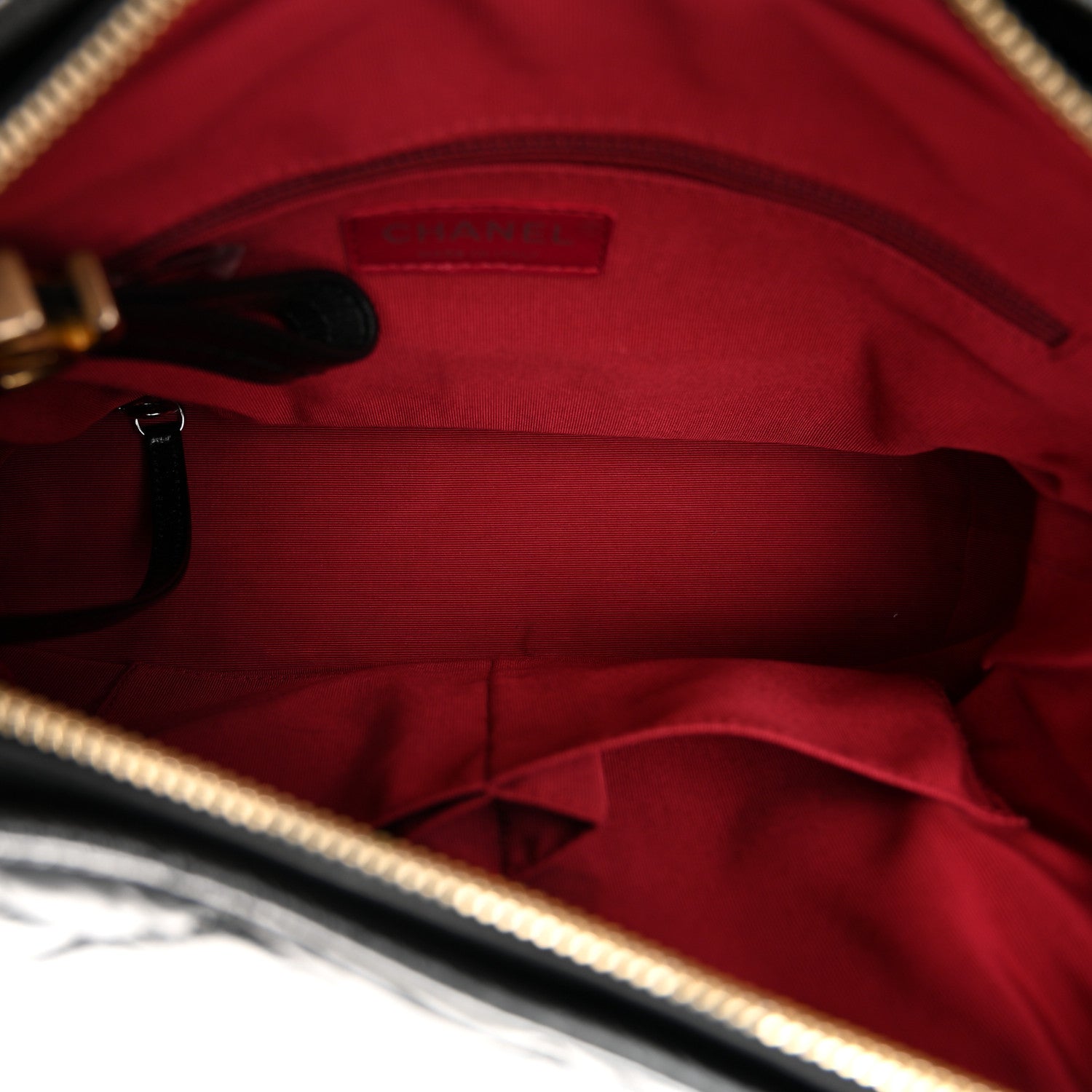 Chanel Aged Calfskin Quilted Medium Gabrielle Hobo Black 5 of 10