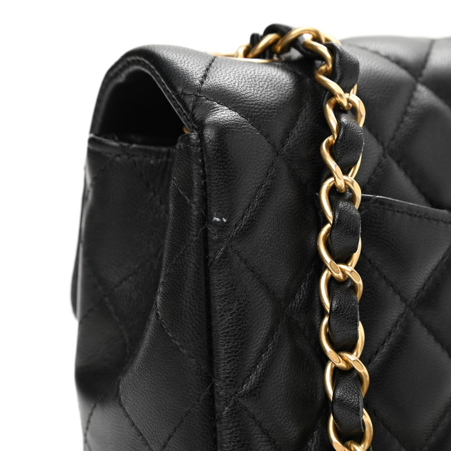 Chanel Lambskin Quilted Mini Rectangular Flap Black 8 of 13