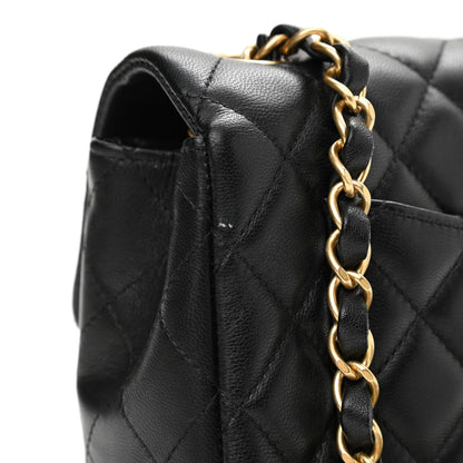 Chanel Lambskin Quilted Mini Rectangular Flap Black 8 of 13