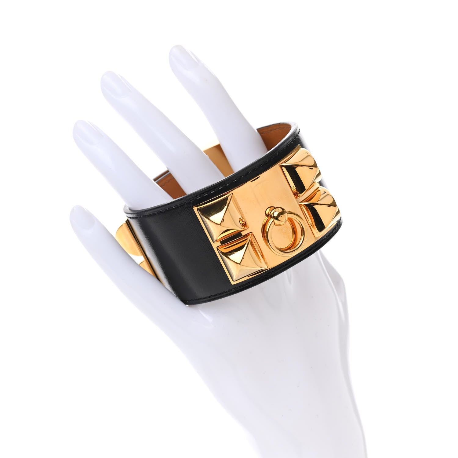 Hermes Chamonix Collier de Chien CDC Bracelet L Black 2 of 6