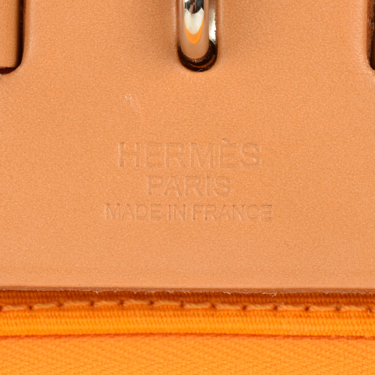 Hermes Vache Hunter Toile Her Bag Zip 39 MM Jaune D'or 18 of 18