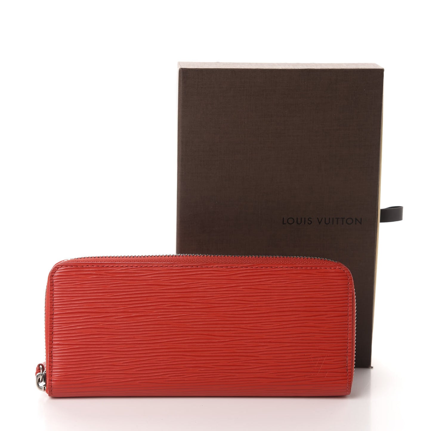 Epi Clemence Wallet Coquelicot