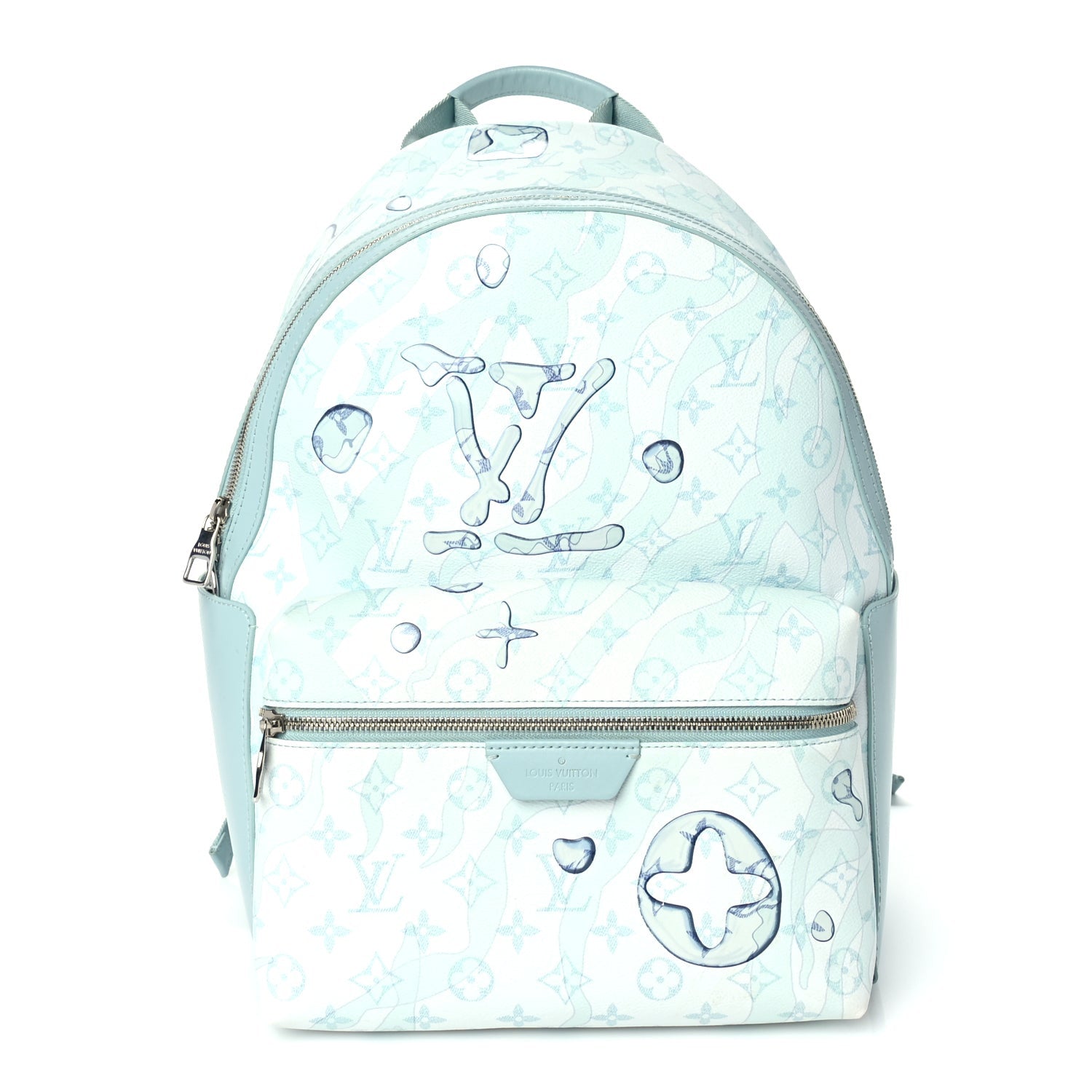 Louis Vuitton Monogram Aquagarden Discovery Backpack PM Crystal Blue 1 of 8