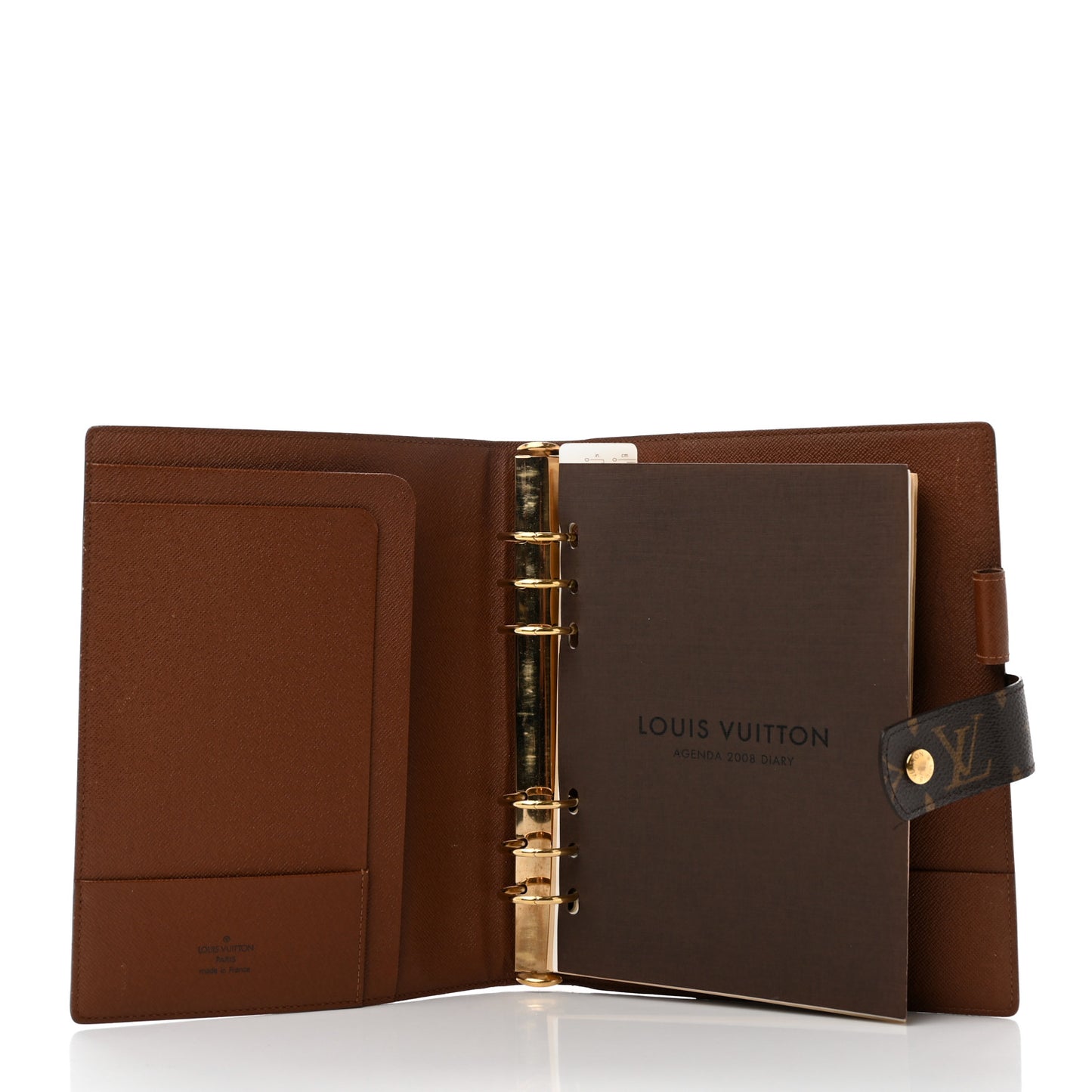 Monogram Large Ring Agenda Cover