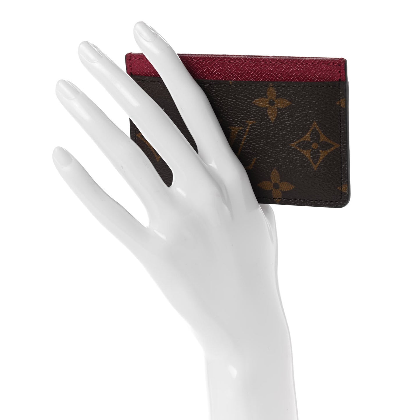 Monogram Card Holder Fuchsia