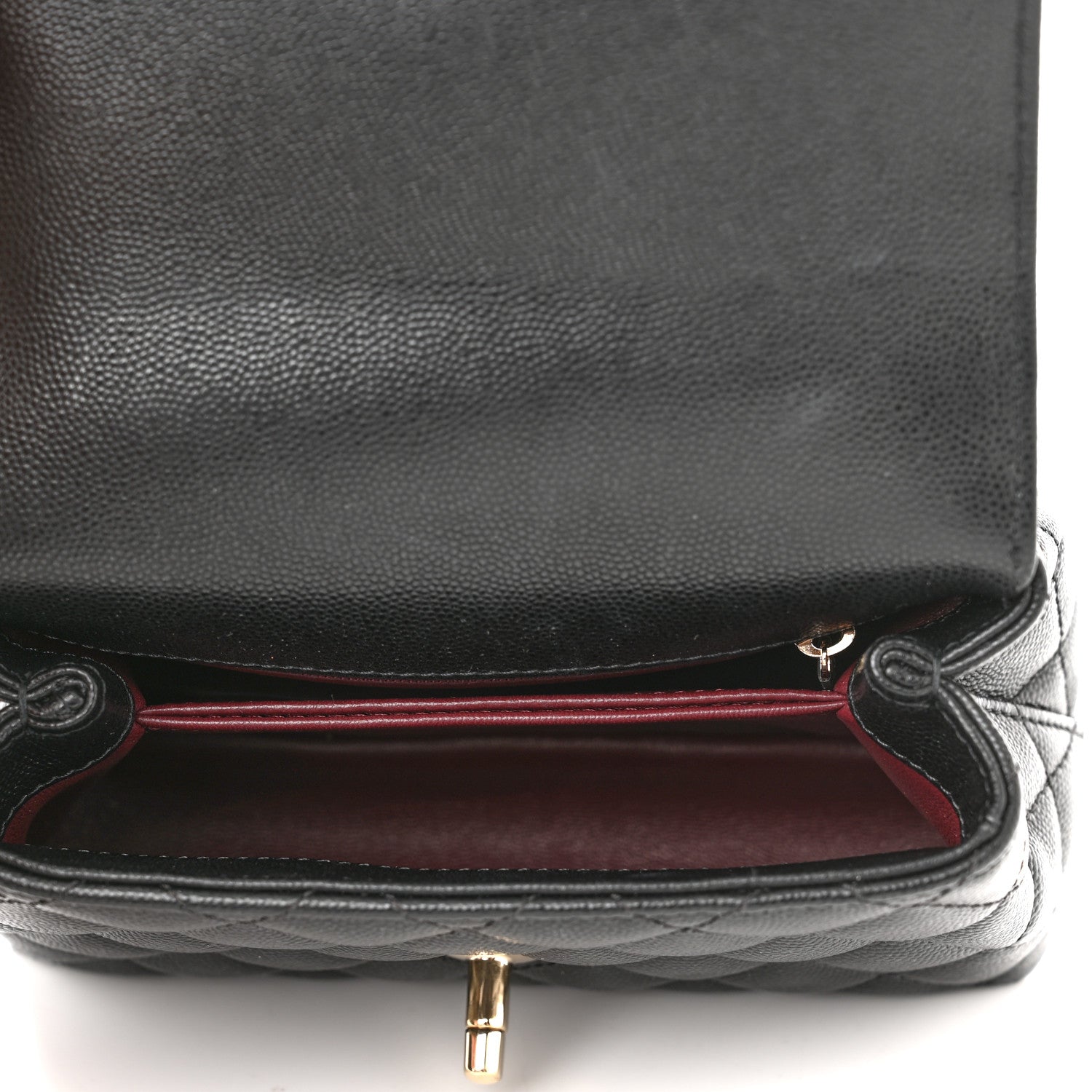 Chanel Caviar Quilted Extra Mini Coco Handle Flap Black 5 of 11