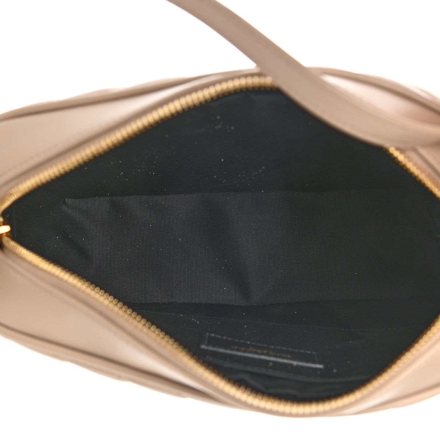 Calfskin Matelasse Monogram Lou Camera Bag Dark Beige