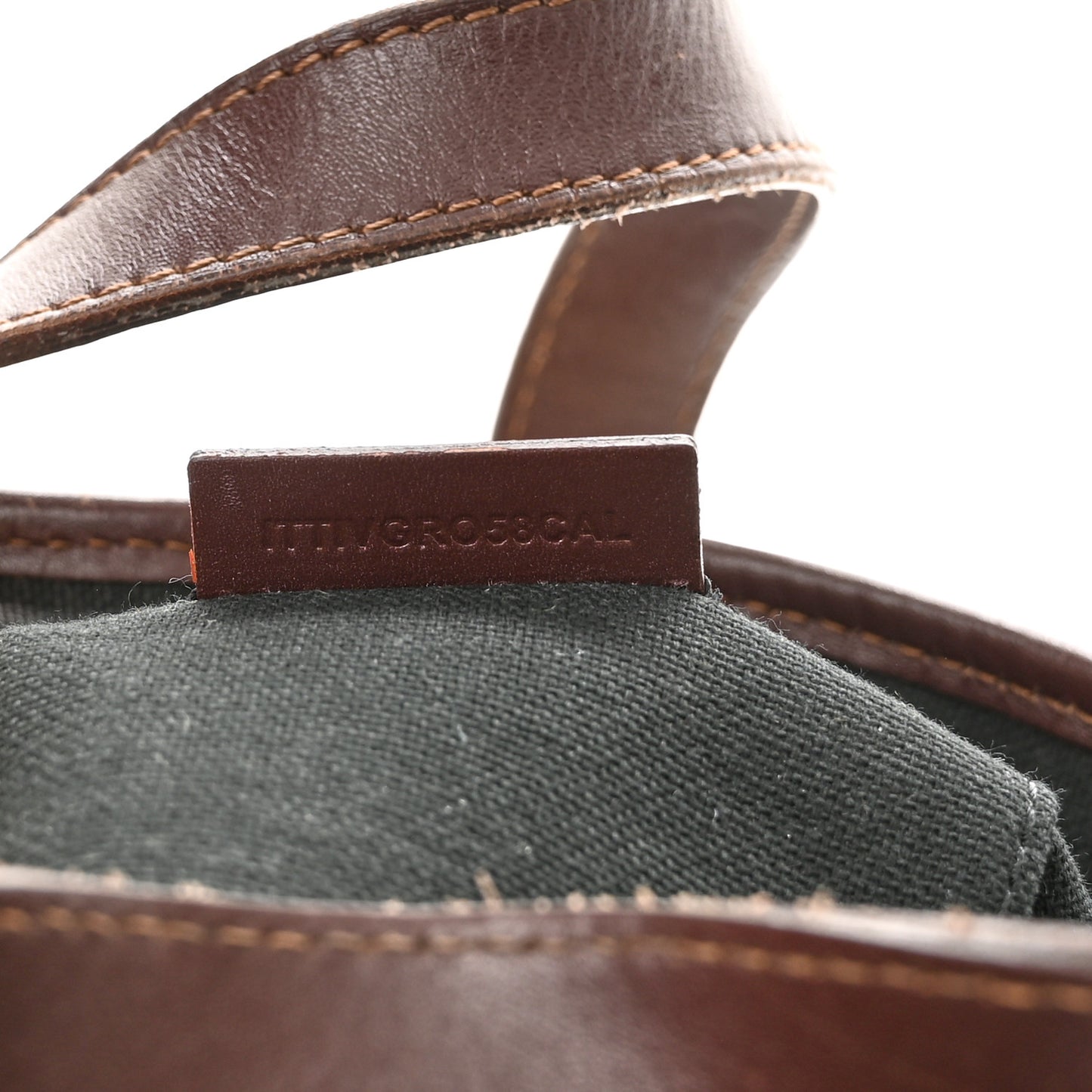 Haymarket Check Studded Tote Chocolate