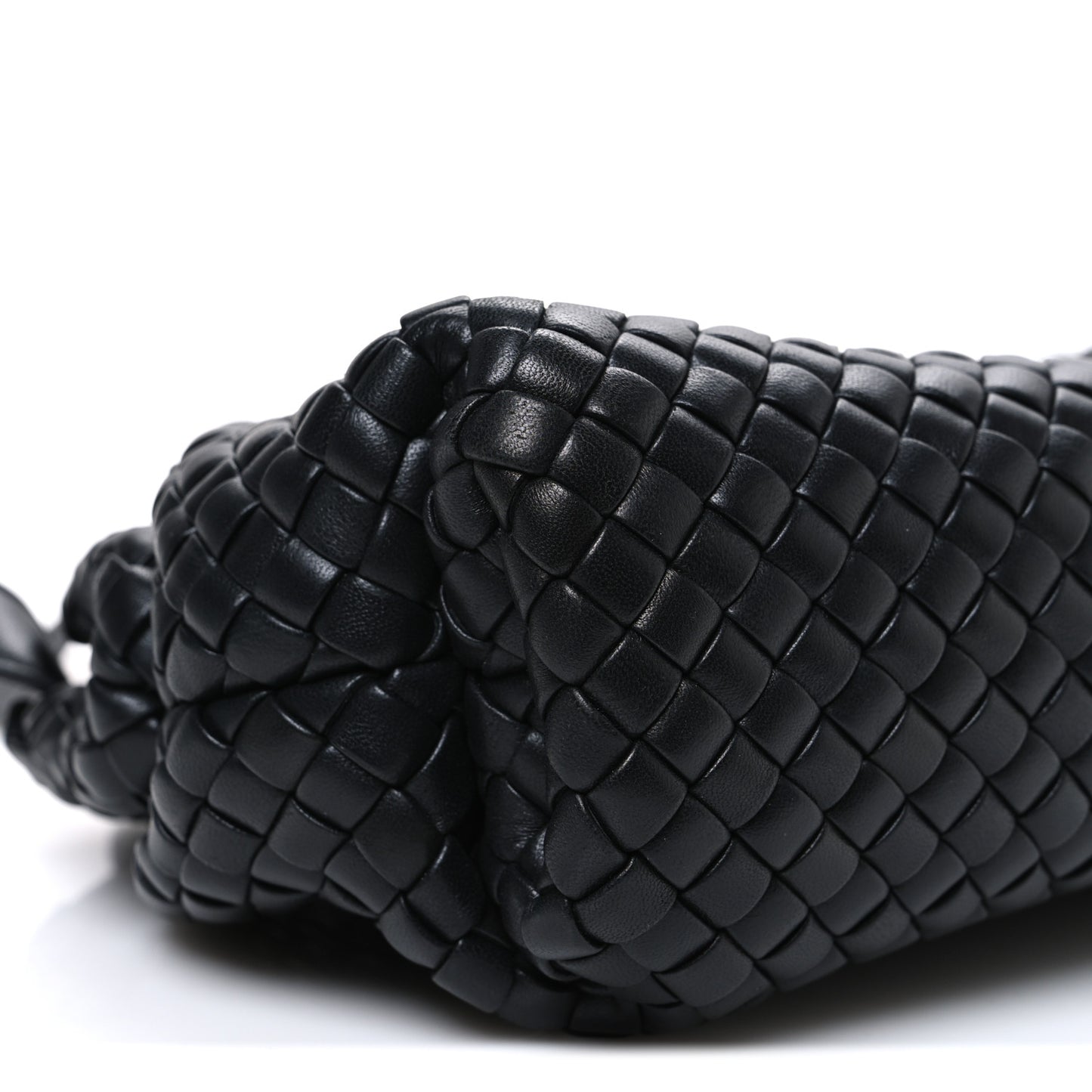 Nappa Intrecciato Small Padded The Handle Black