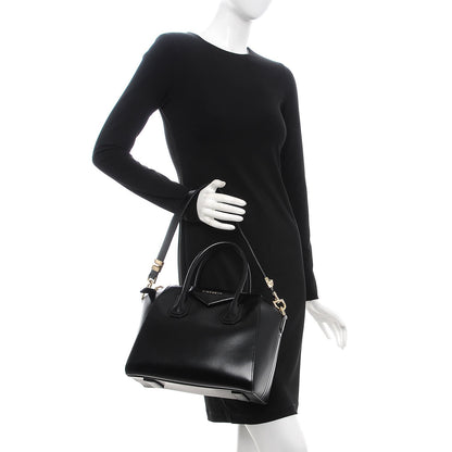 Givenchy Shiny Lord Calfskin Small Antigona Black 2 of 10