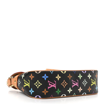 Louis Vuitton Monogram Multicolor Sologne Black 4 of 12