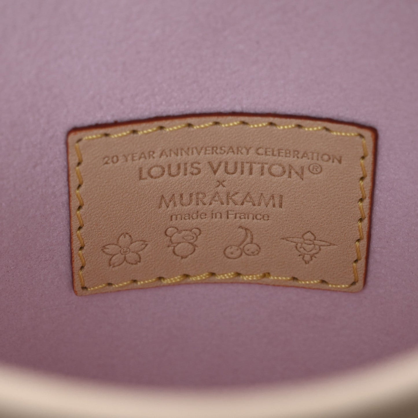 LV X TM Monogram Cherry Blossom Nano Bucket Sakura Brown