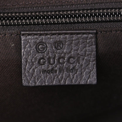 Gucci Monogram Dollar Calfskin Large Boston Duffle Bag  Beige Ebony Testa di Moro Marrone Scuro 5 of 8