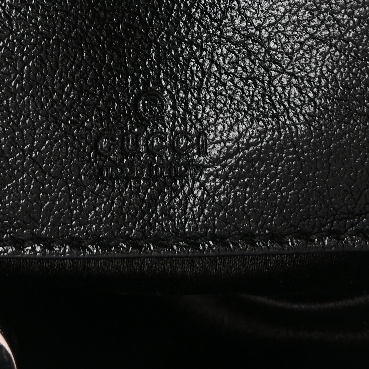 Gucci Sequin Mini GG Marmont 2.0 Bucket Bag  Black 5 of 8