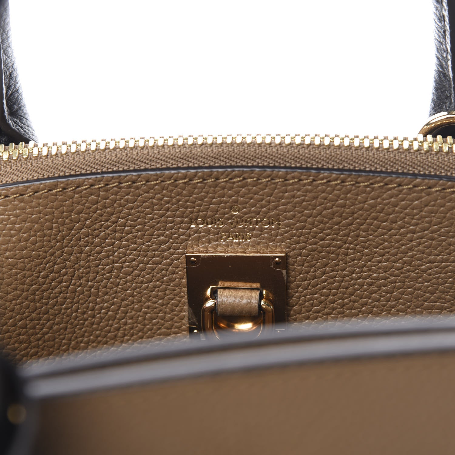 Louis Vuitton Taurillon City Steamer MM Sesame Kombu Black 6 of 11