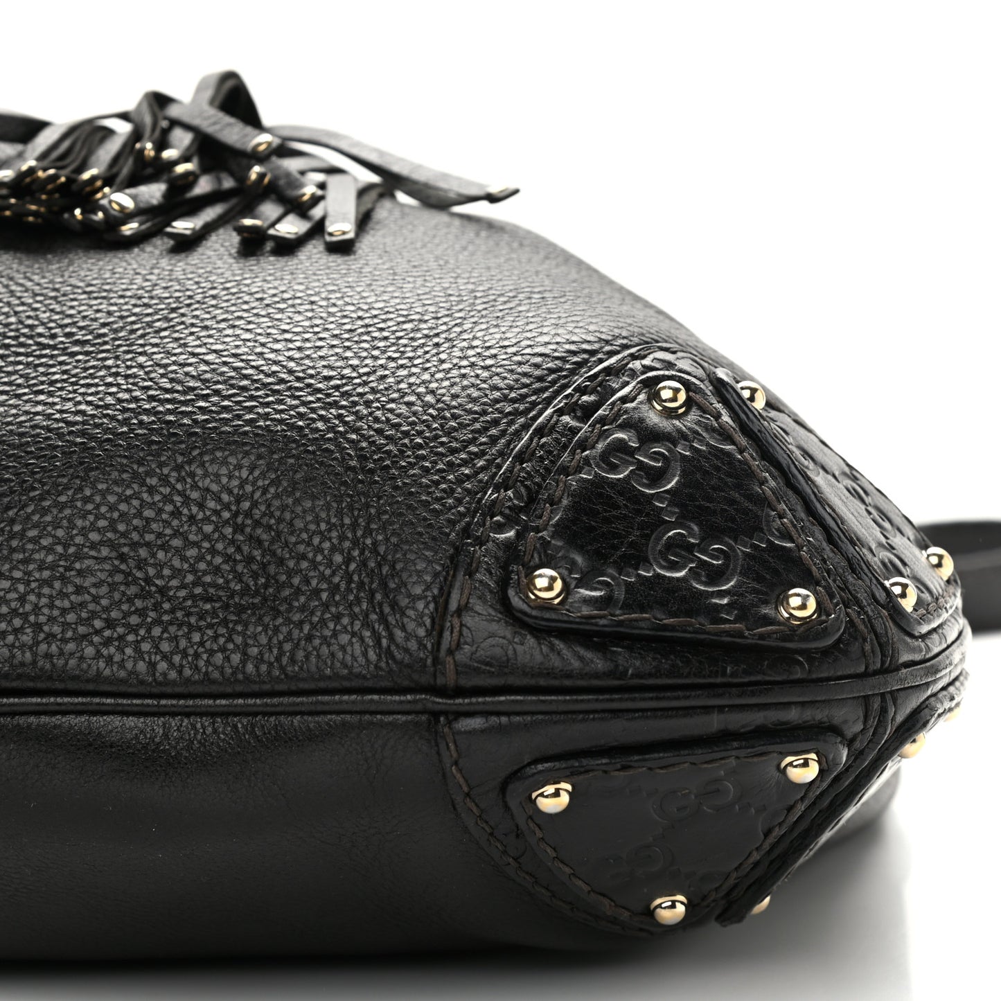 Calfskin Medium Indy Top Handle Hobo Black