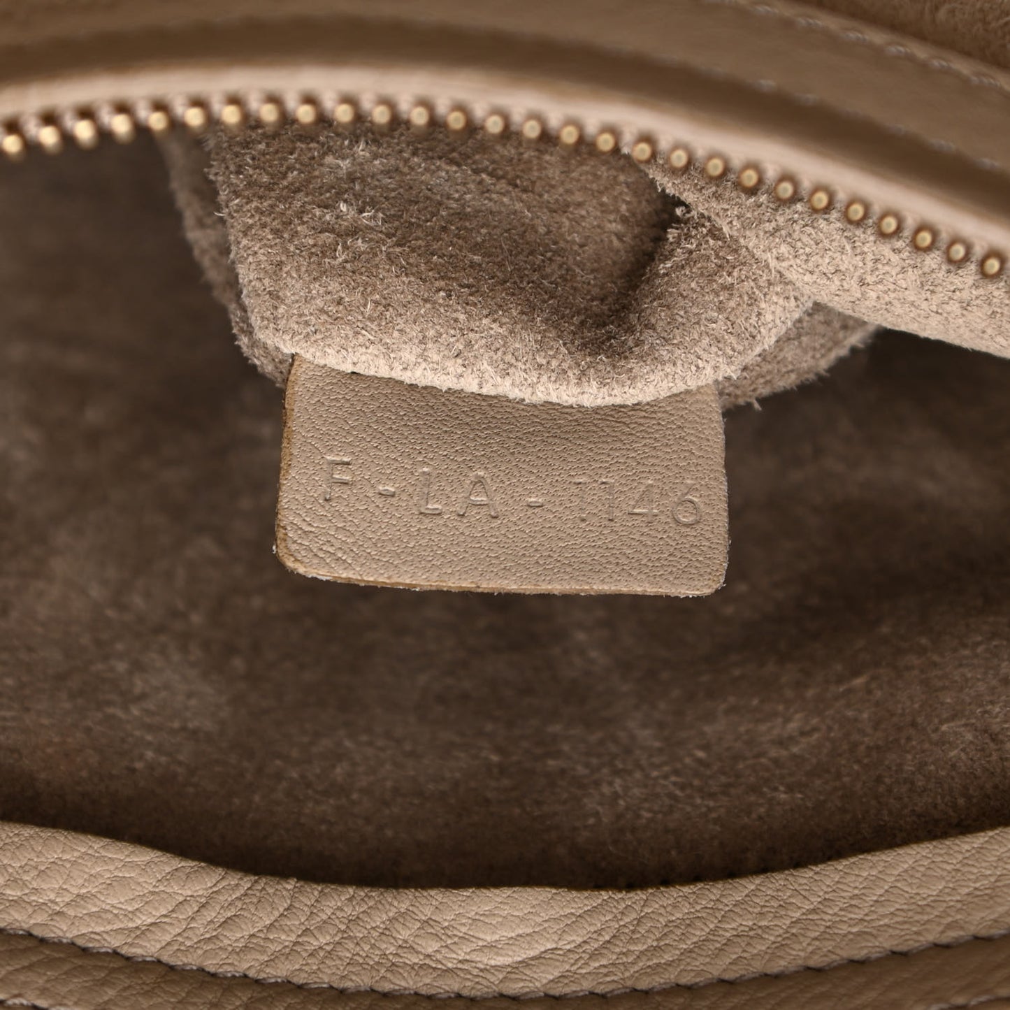 Supple Calfskin Medium Phantom Luggage Beige