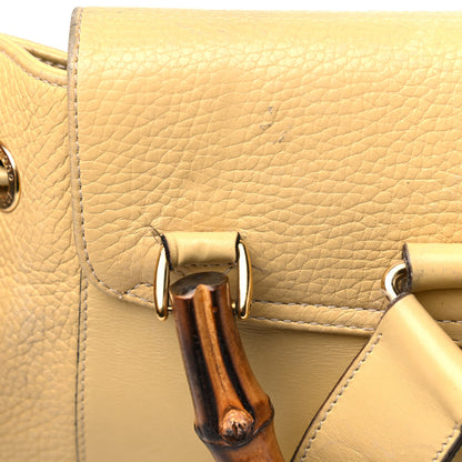 Gucci Calfskin Bamboo Medium Backpack Yellow 17 of 21