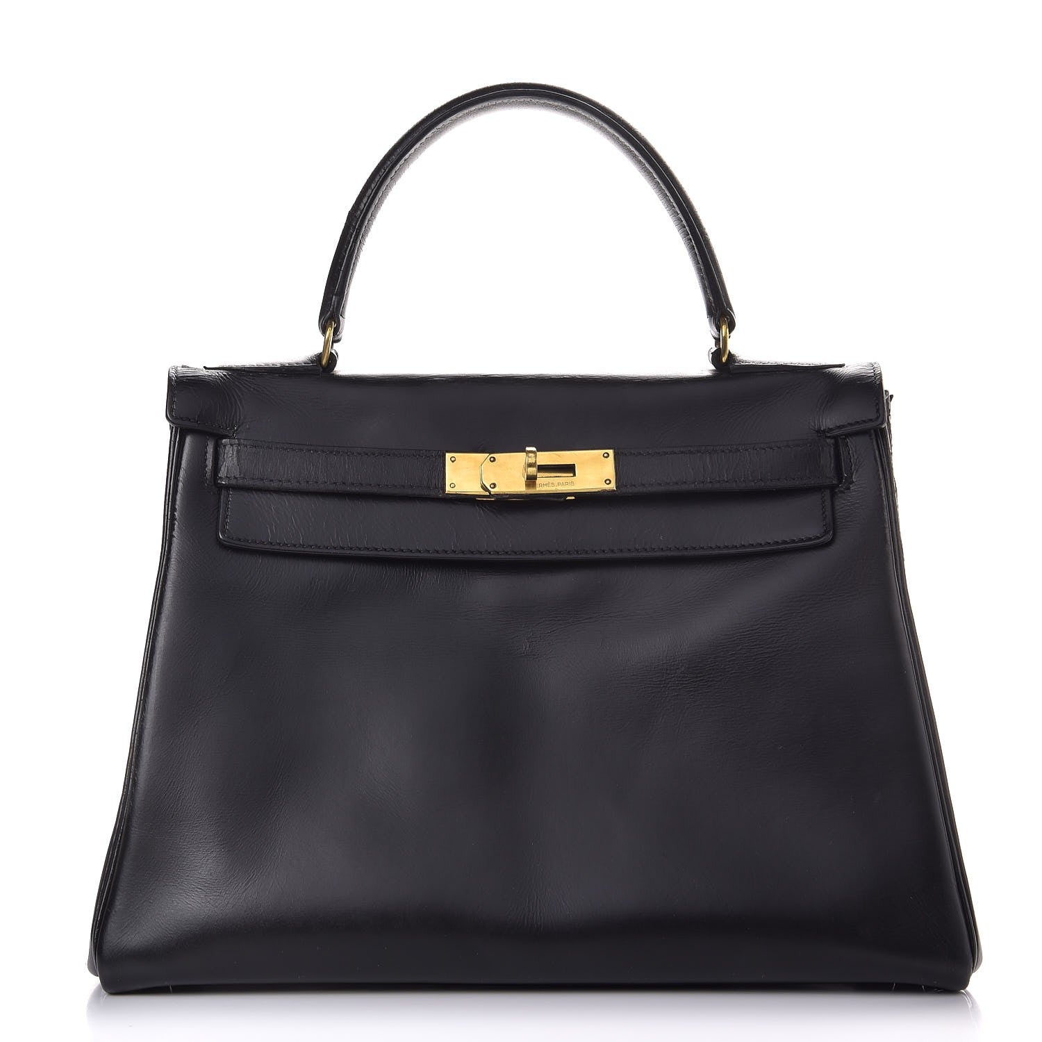 Hermes Box Kelly Retourne 28 Black 1 of 40