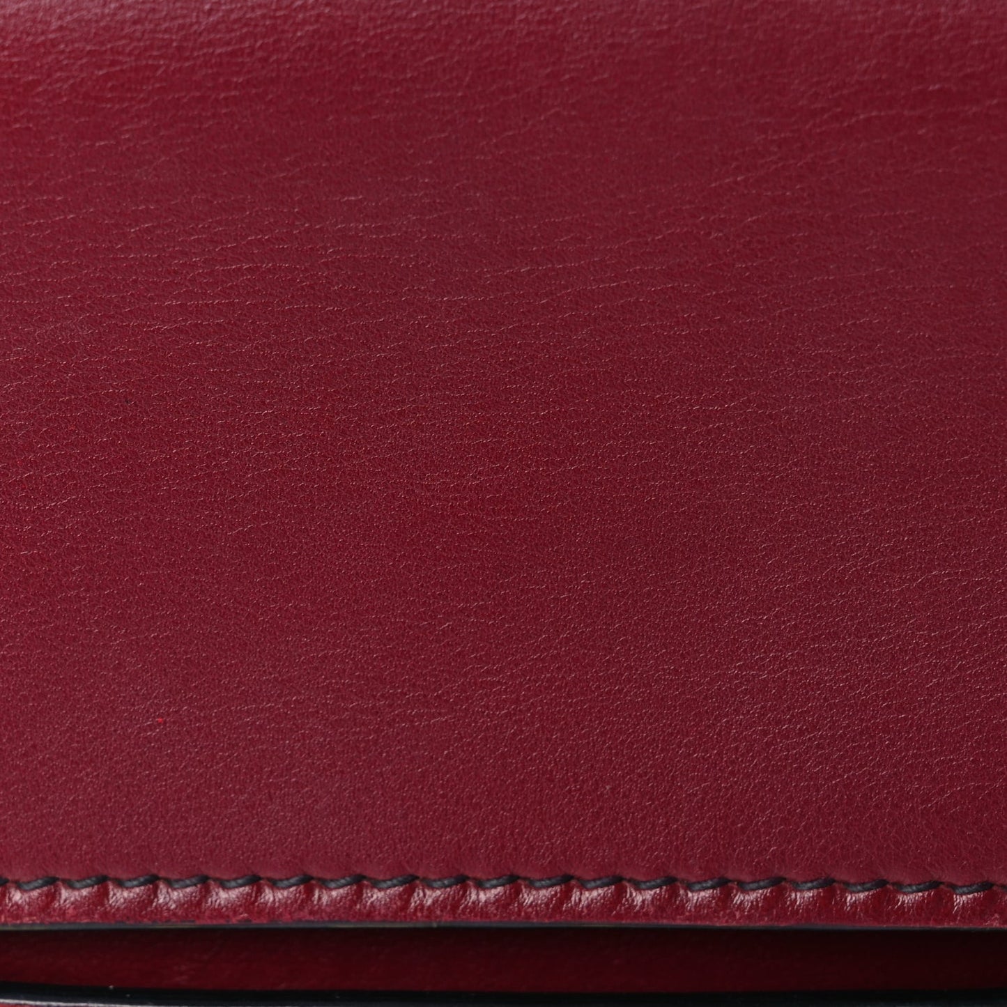 Calfskin J'Adior Chain Flap Bag Red