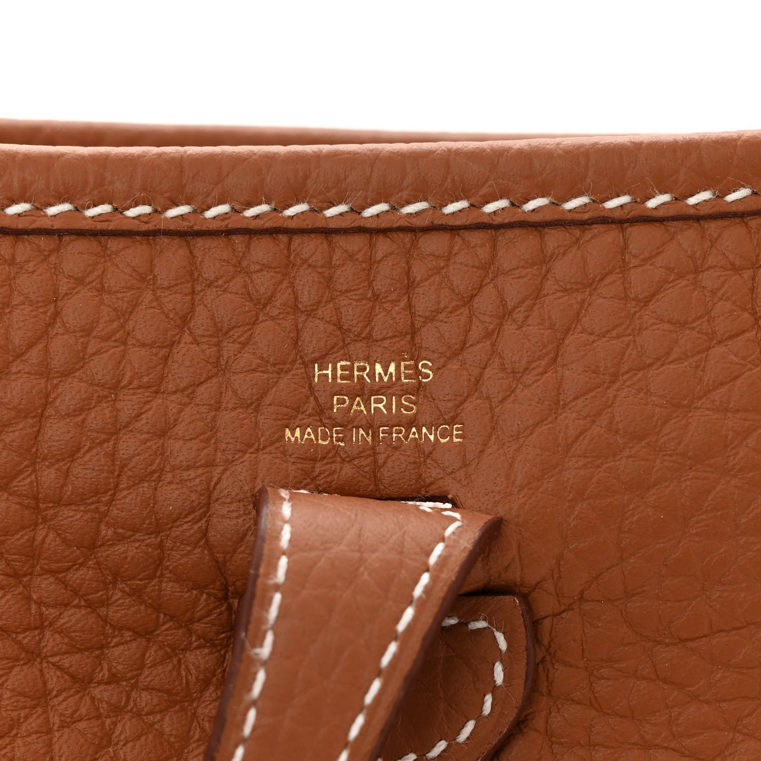 Hermes Taurillon Clemence Evelyne TPM Gold 6 of 11