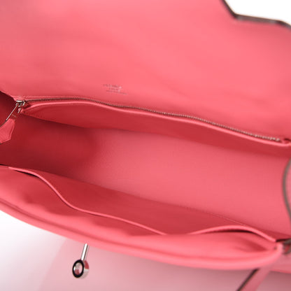 Hermes Veau Swift Sac Berline 28 Rose Azalee 5 of 7