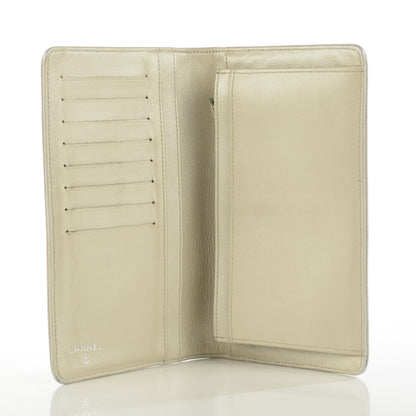 Chanel Caviar Sevruga Yen Wallet Pearl 8 of 8