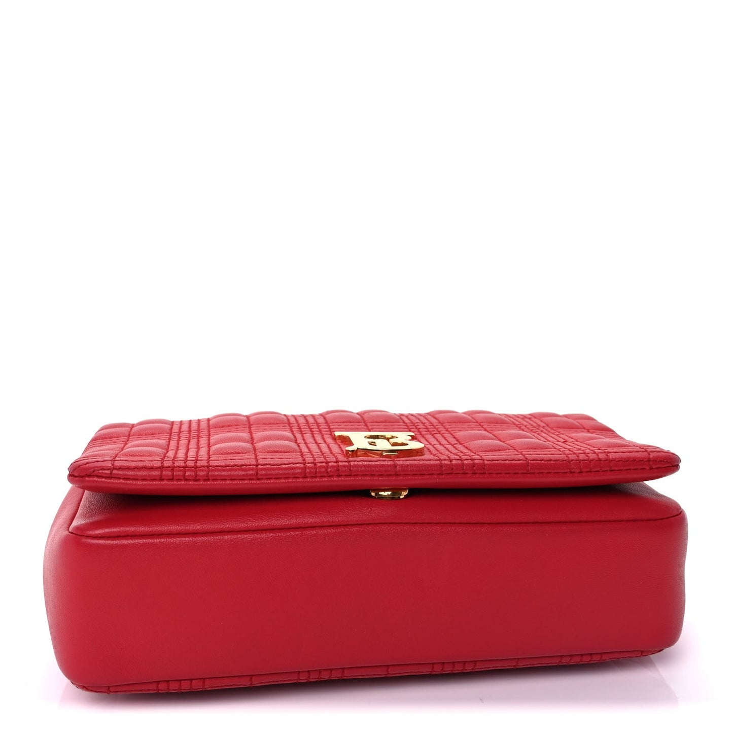 Lambskin Quilted Small Lola Bag Red