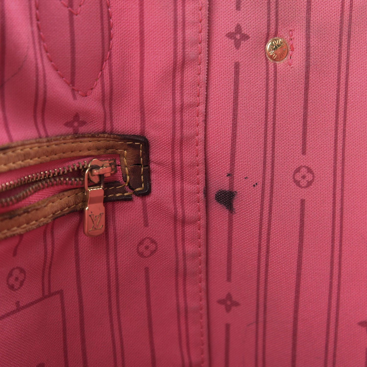 Louis Vuitton Monogram Roses Neverfull MM 8 of 18