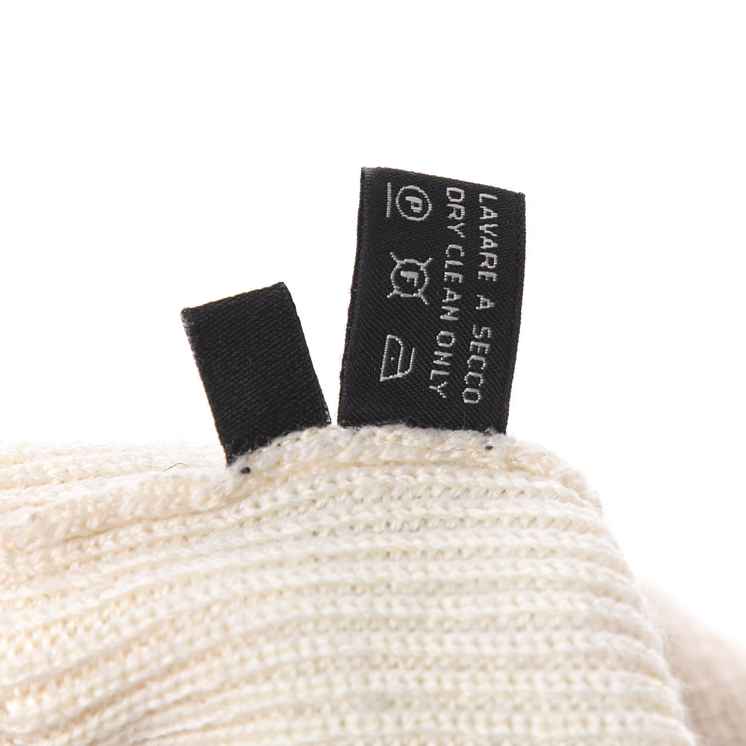 Gucci Wool Silk Web Beanie Hat M White 5 of 6