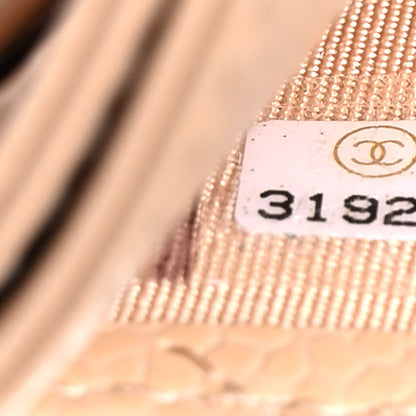 Chanel Caviar Quilted Card Holder Beige 8 of 9