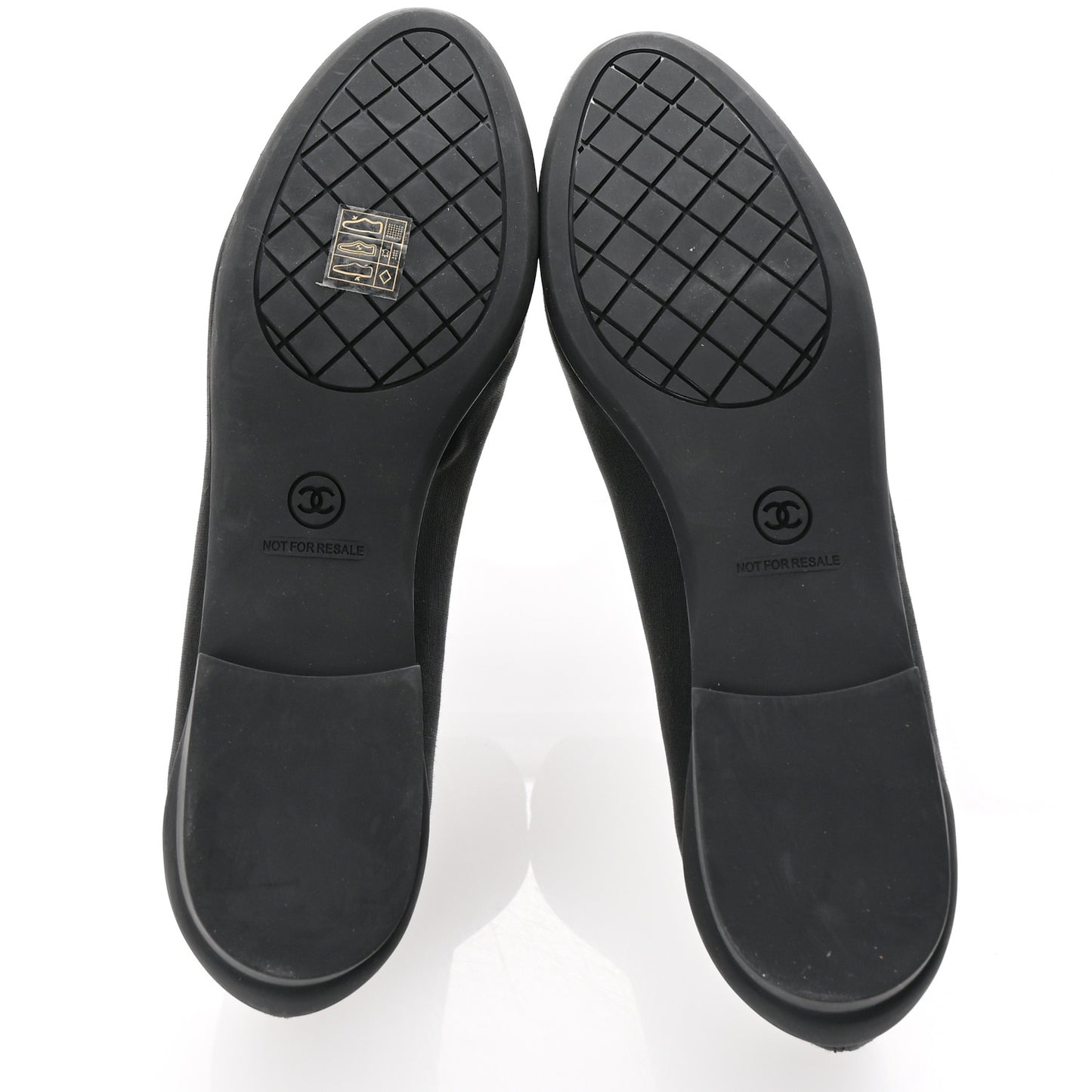 Grosgrain Cap Toe Uniform Ballerina Flats 41 Black