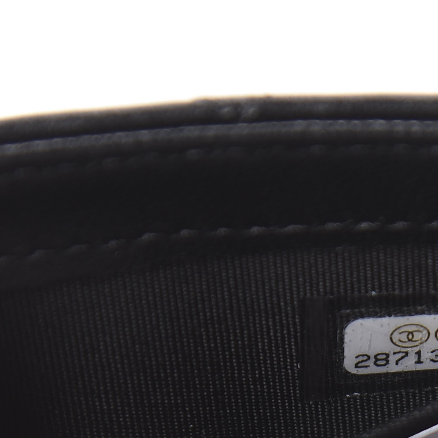 Chanel Lambskin Quilted Mini Trendy CC Chain Wallet Black 6 of 8