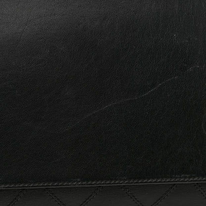 Chanel Calfskin Stitched XL Weekender Black 15 of 15