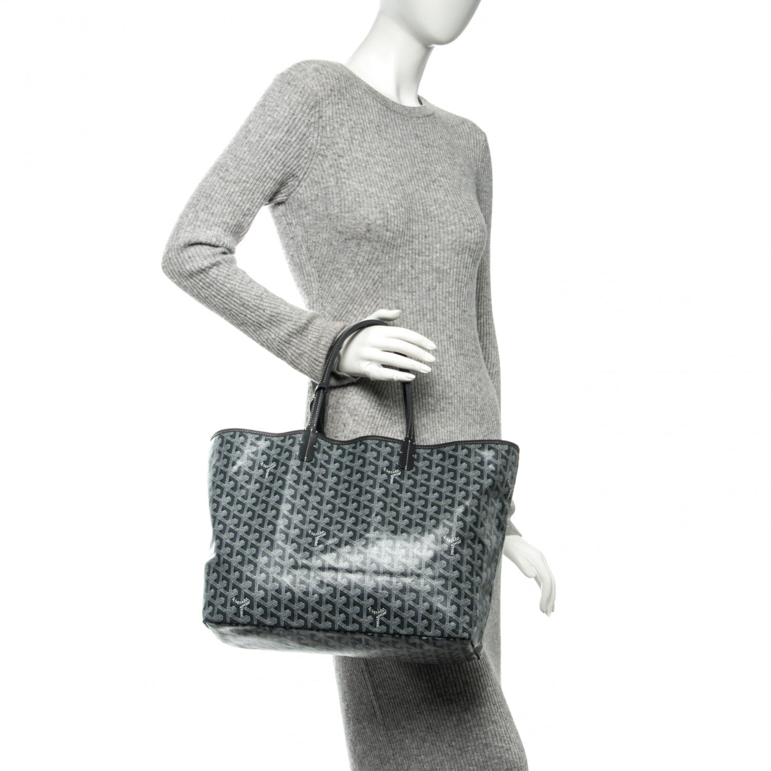 Goyard Goyardine Saint Louis PM Grey 2 of 8