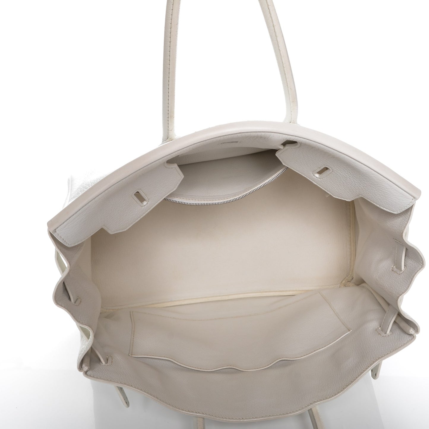 Taurillon Clemence Birkin 35 White