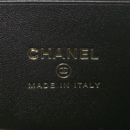 Chanel Caviar Quilted Top Handle Clutch With Chain Black 6 of 11