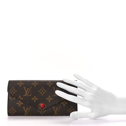Louis Vuitton Monogram Josephine Wallet Red 2 of 7