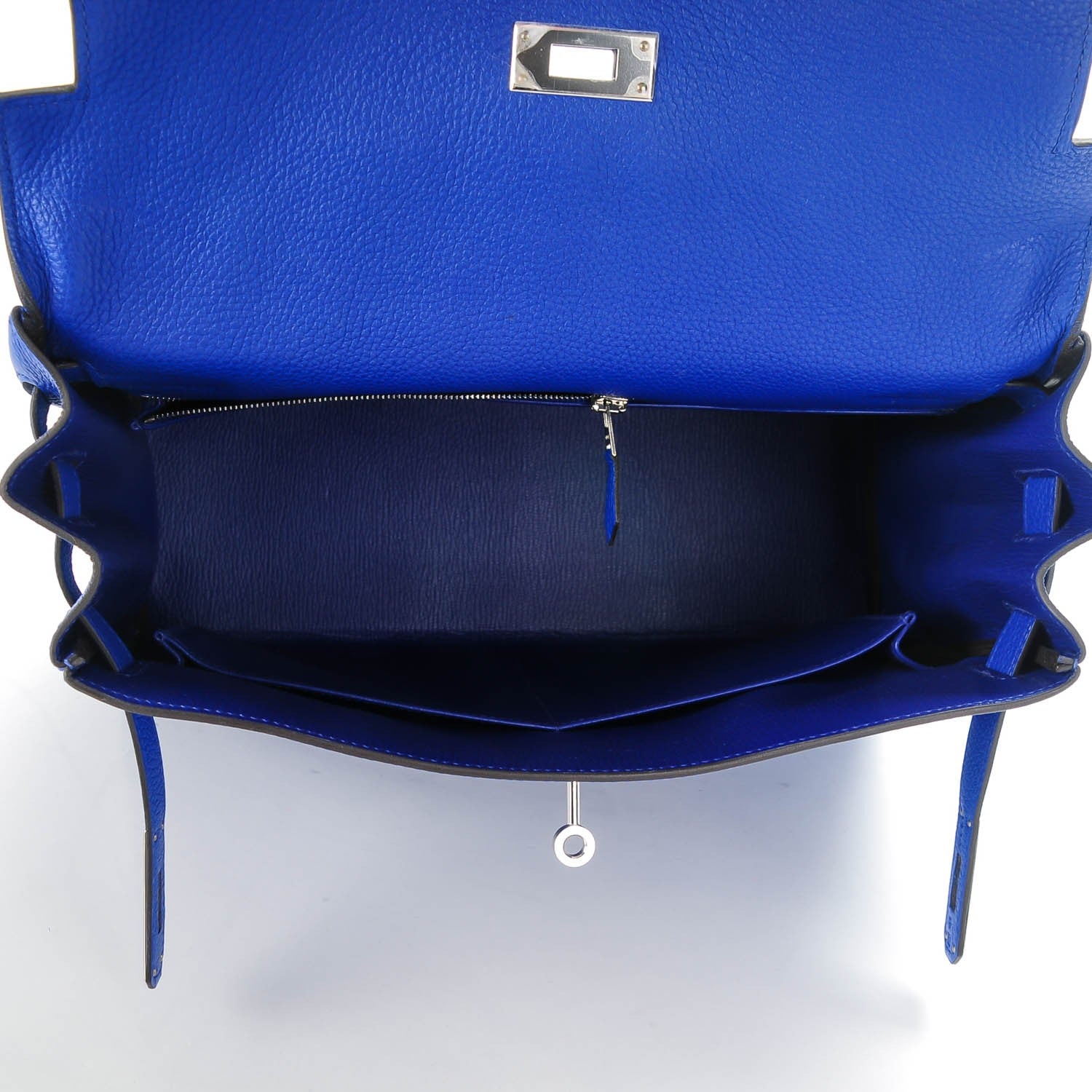 Hermes Togo Kelly Retourne 32 Bleu Electrique 5 of 25
