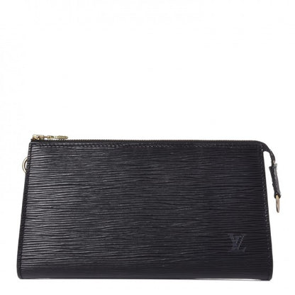 Louis Vuitton Epi Pochette Accessories 21 Black 1 of 7