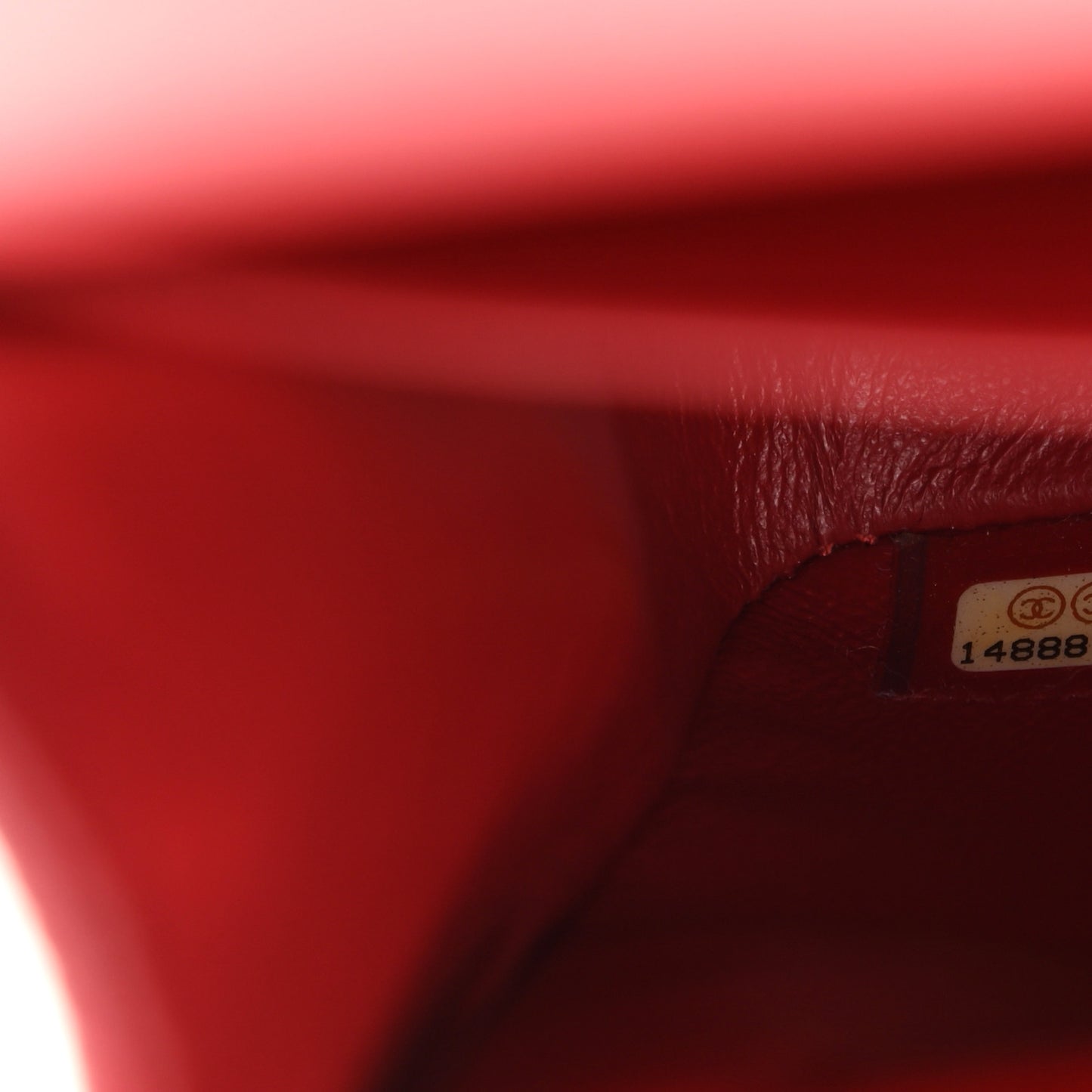 Caviar Quilted Jumbo Double Flap Red