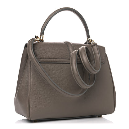 Celine Grained Calfskin Small 16 Top Handle Bag Pebble 4 of 14