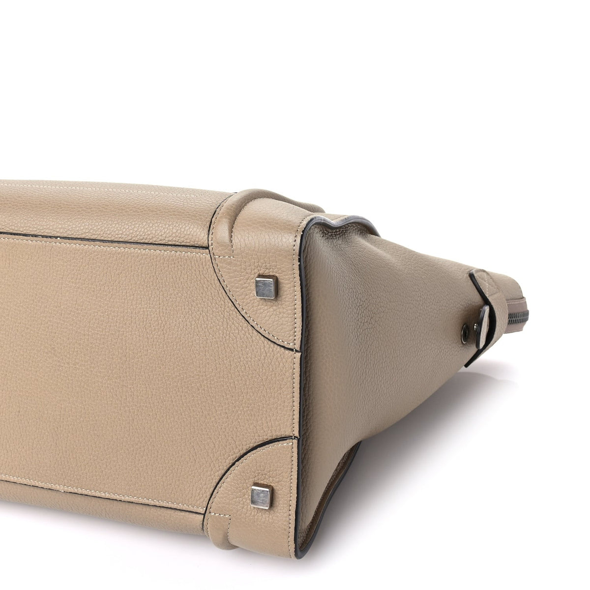 Drummed Calfskin Mini Luggage Dune
