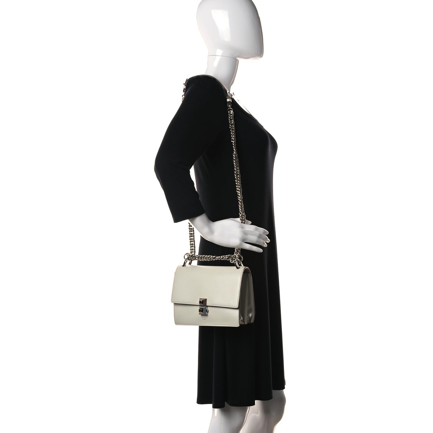 Vitello Liberty Studded Small Kan I Shoulder Bag Opale Multicolor