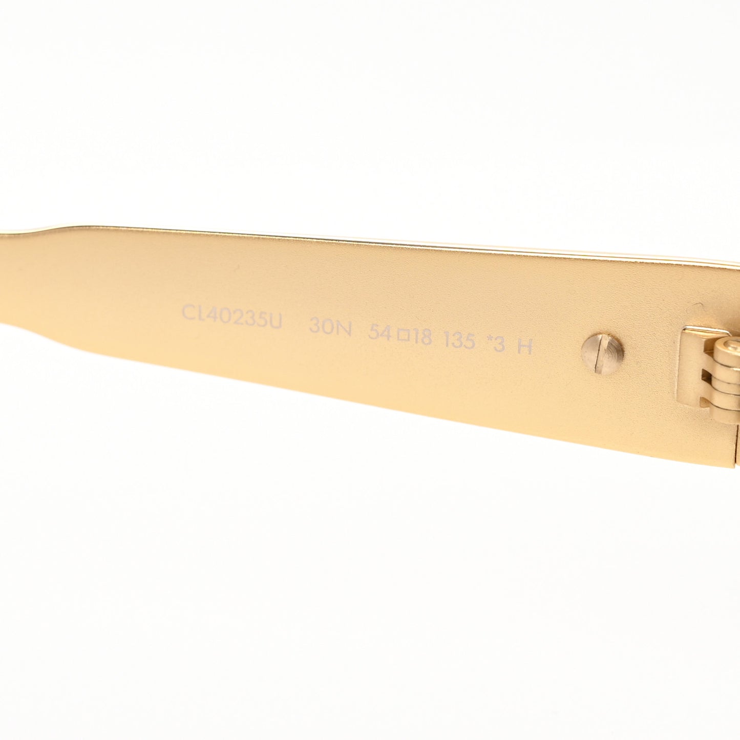 Metal Triomphe 01 Sunglasses CL40235U Gold Green