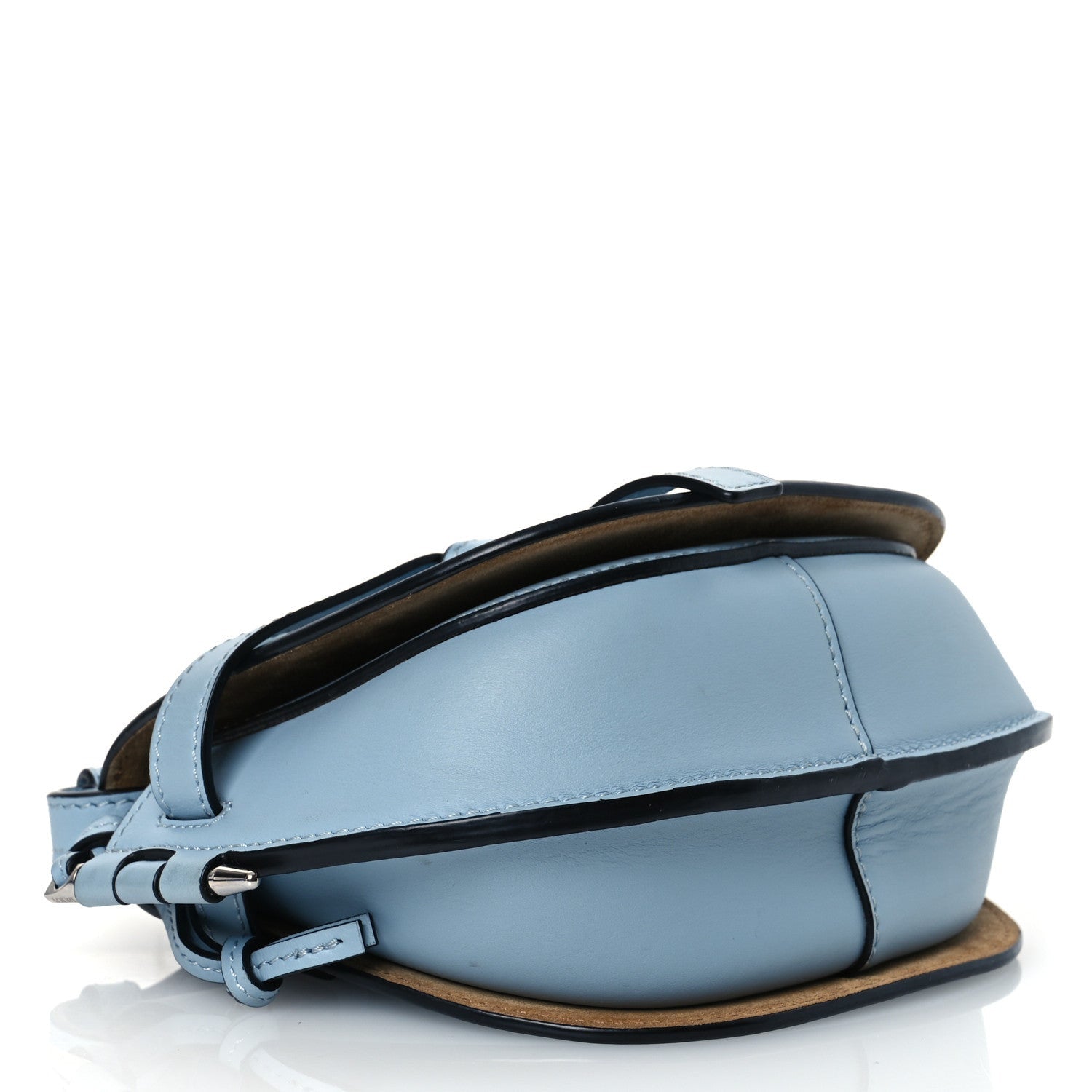 Loewe Calfskin Jacquard Mini Gate Dual Bag Dusty Blue 4 of 7