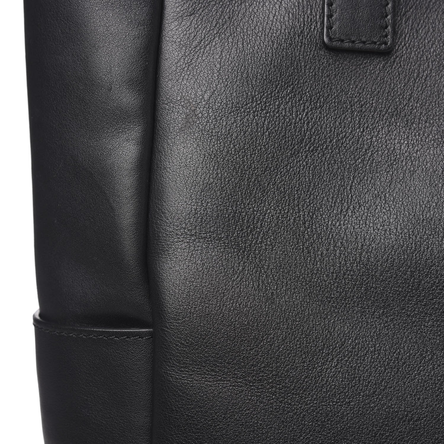 Alexander McQueen Calfskin Perforated Skull Tote Black 13 of 15