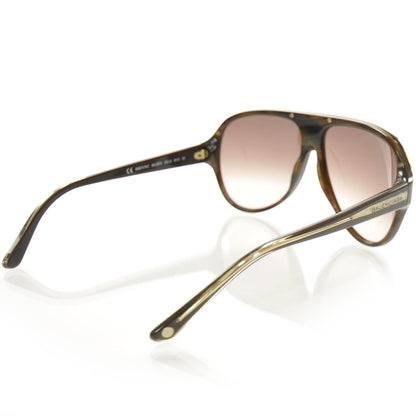 Balenciaga Sunglasses 0067S Horn Walnut 2 of 7