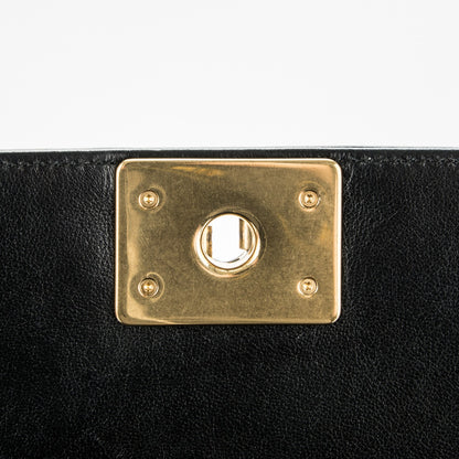 Chanel Calfskin Quilted Medium Boy Flap Black 6 of 8