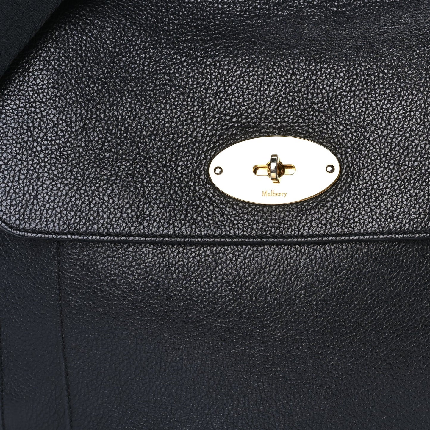 Natural Grain Calfskin Antony Messenger Crossbody  Black